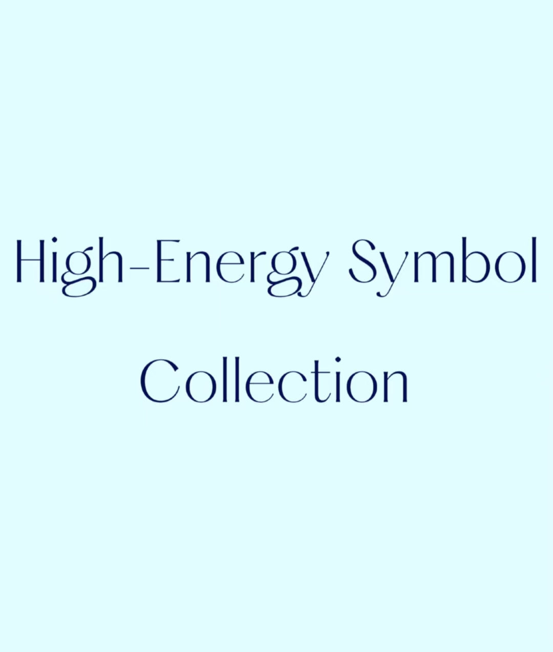 High-Energy Symbols