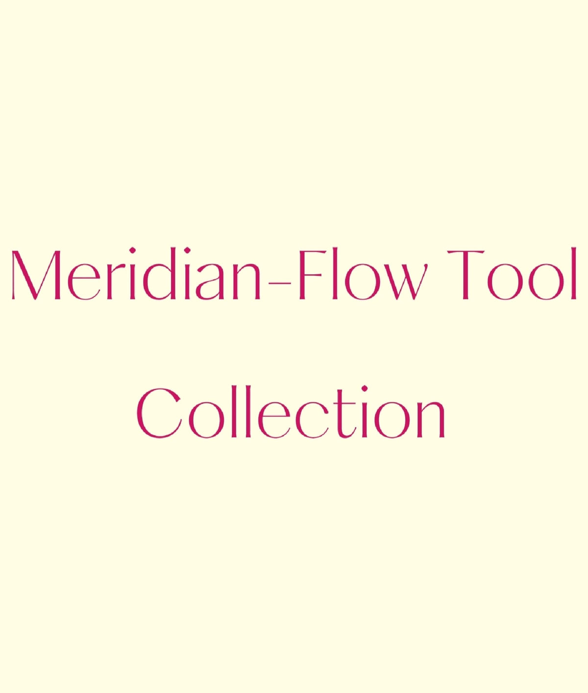 Meridian-Flow Tool